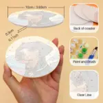 Cute Dogs Custom Drink Coasters