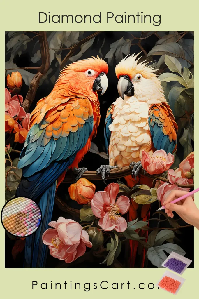 Cute Parrot Couple