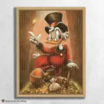 Lustige Ente mit Hut