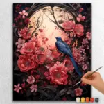 Enchanted-Valentines-Day-191306 Valentines Flowers and Sparrow