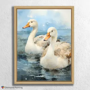 Amazing Swan Couple