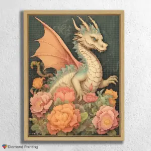 Cute Floral Dragon
