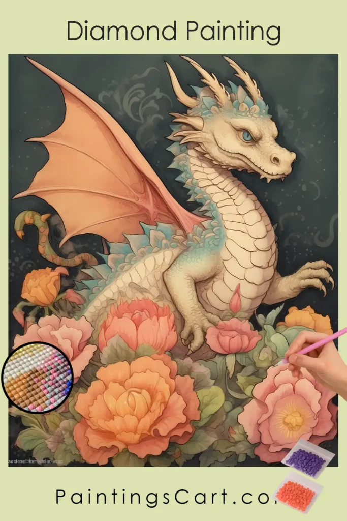 Cute Floral Dragon