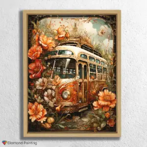 Vintage Bus Graffiti Spring