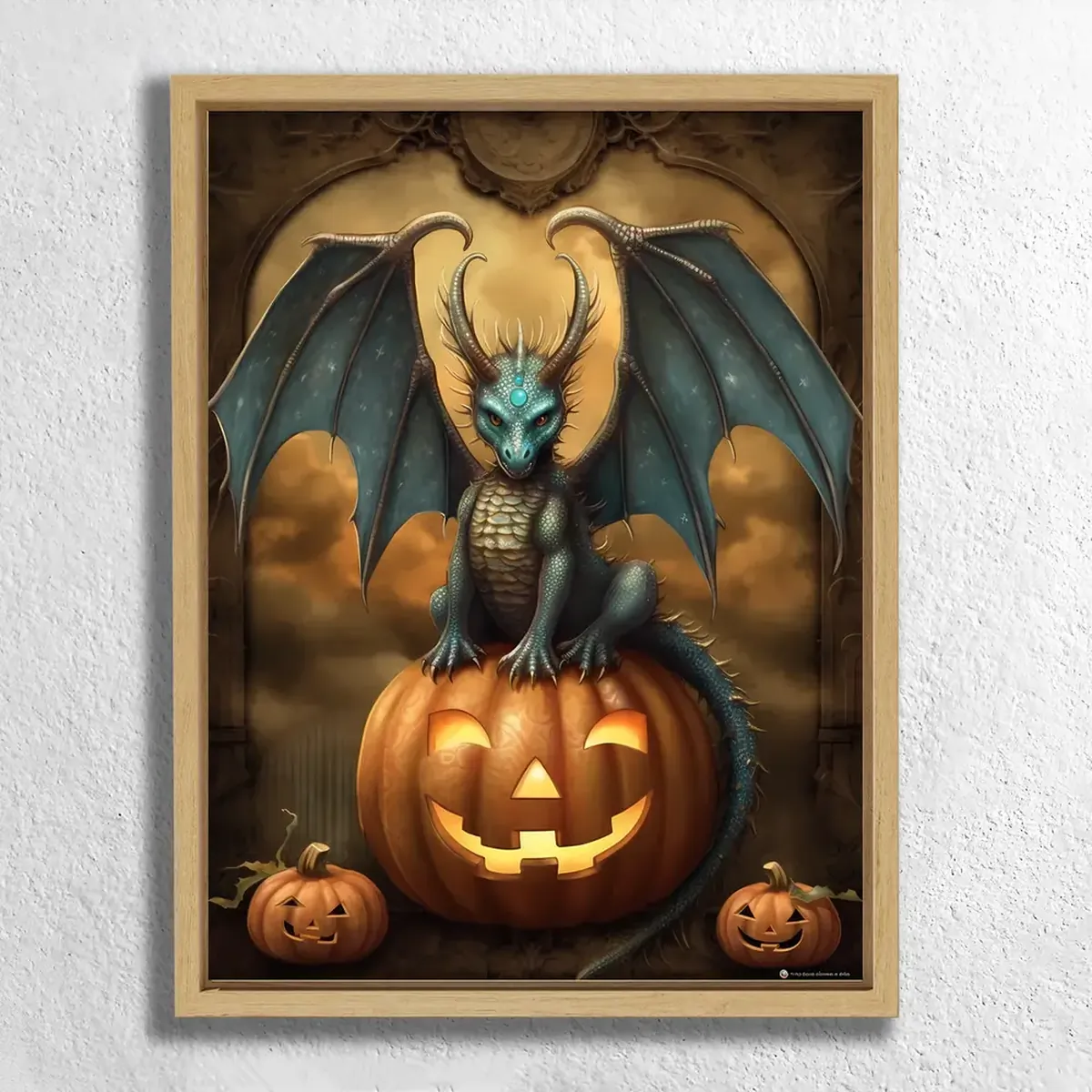 Bone Dragon's Hoard - Gothic Halloween Canvas 1 Halloween Dragons (22)_floatver_paint-by-numbers_webp
