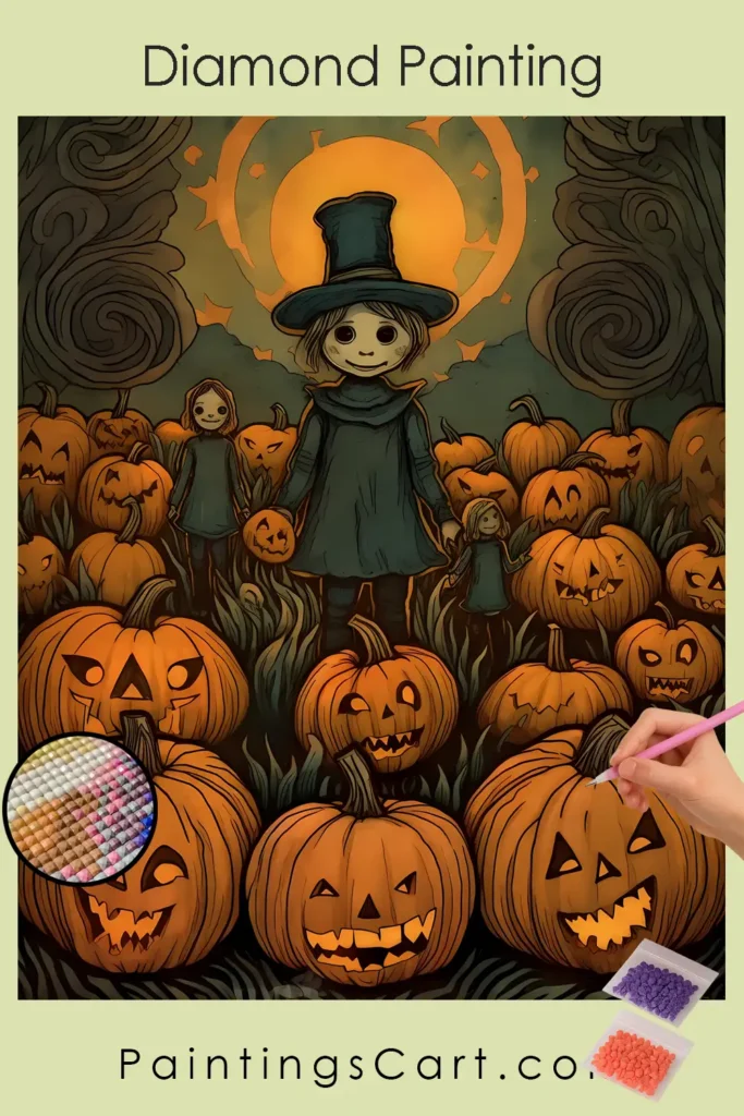 Spooky Halloween on Farm