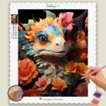 Colorful Kawaii Dragon