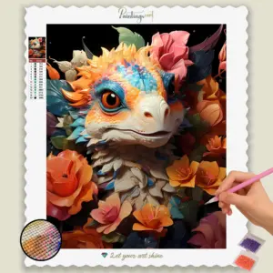 Colorful Kawaii Dragon