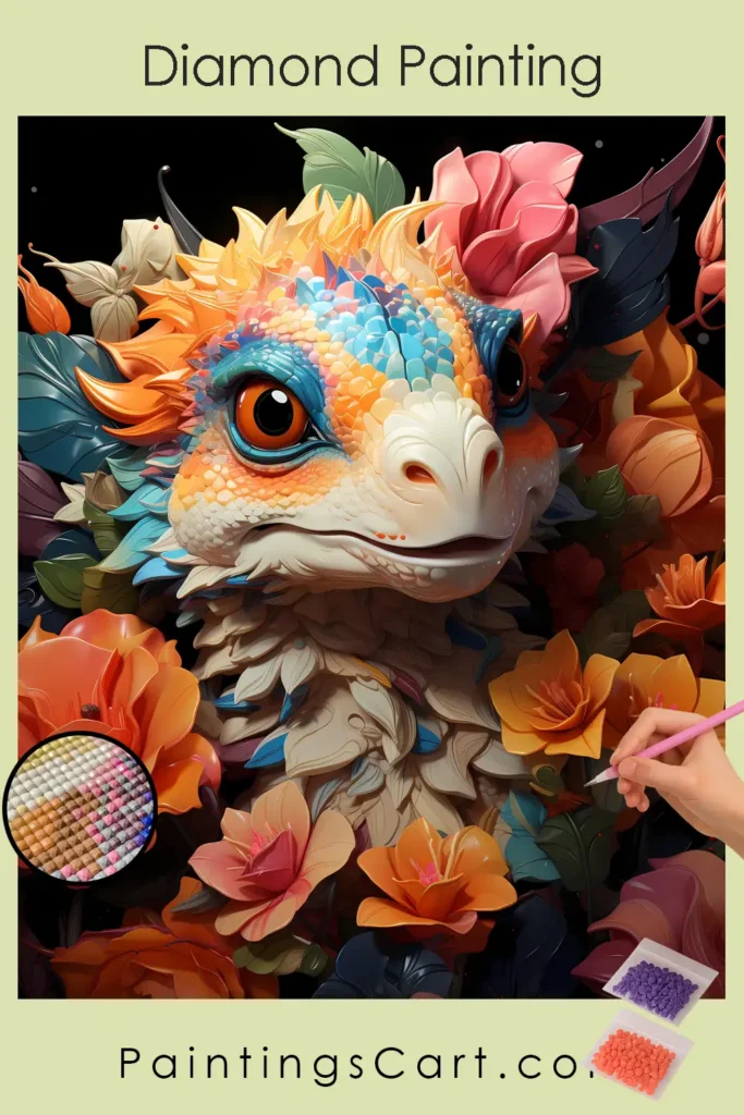 Colorful Kawaii Dragon