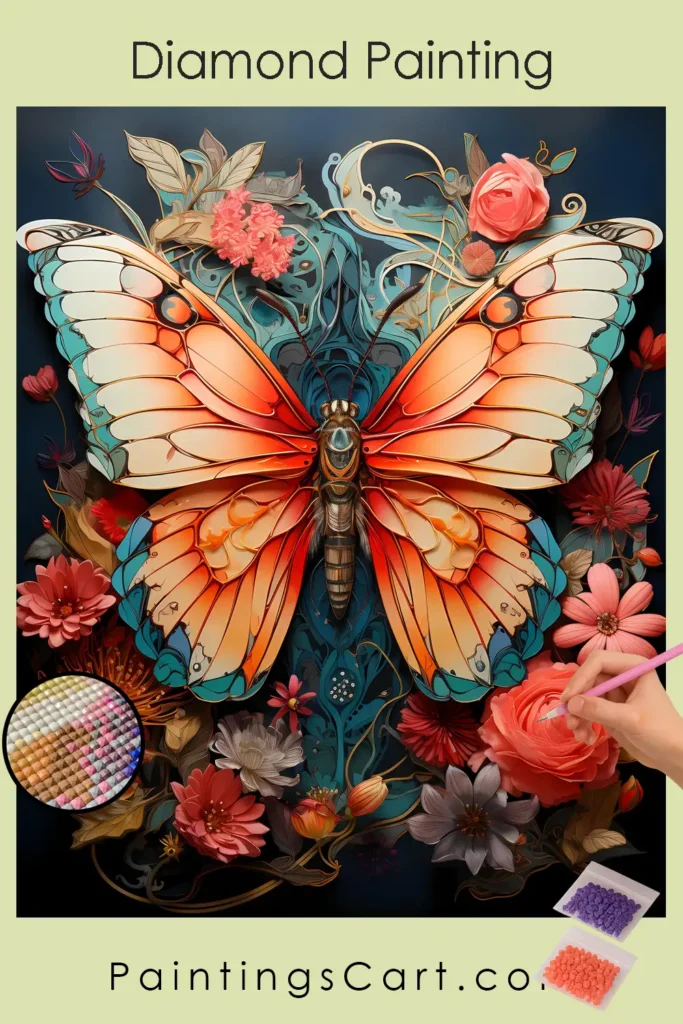 Colorful Butterfly Kawaii