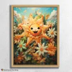 Happy Starfish in the Sea