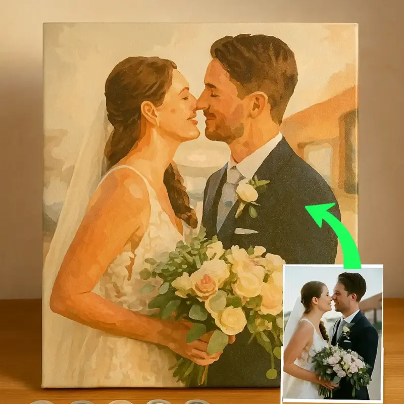 Newlywed Portrait - Paint by Numbers copy