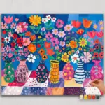 Colorful Pots and Flowers