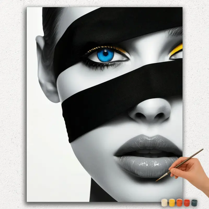 The Beautiful Woman Paint By Numbers