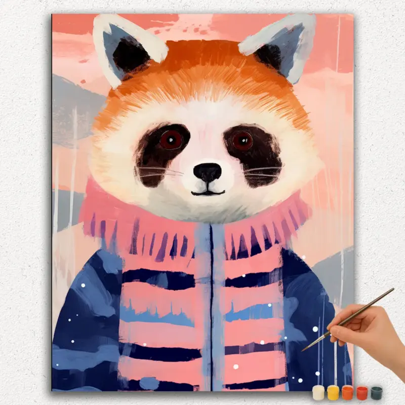 Red Panda - Paint By Numbers