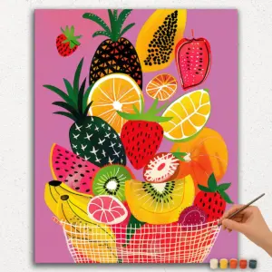 Colorful Fruits - Paint By Numbers