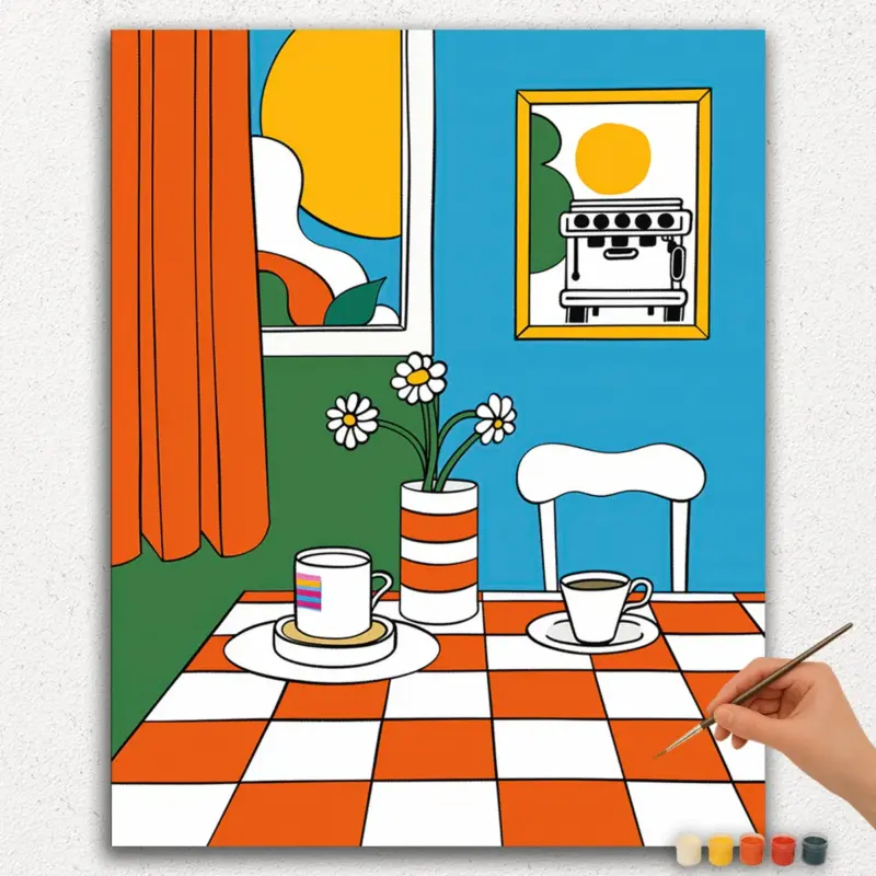 Dining Table - Paint by Numbers