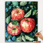 Paint-By-Numbers-DIamond-Painting-Ver-JPE-57 Juicy Apples - Paint By Numbers