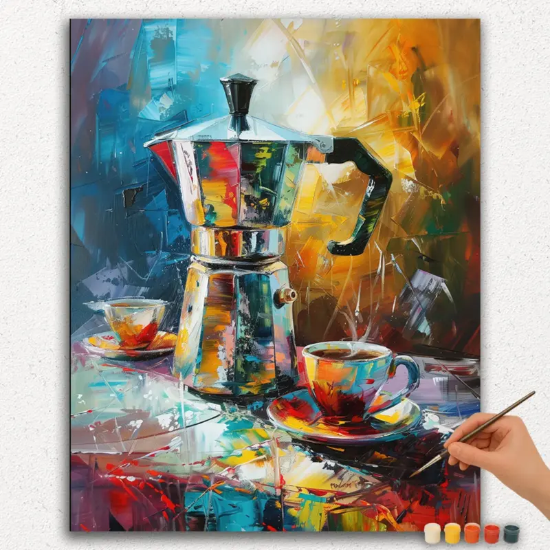 Love for Coffee - Paint by Numbers