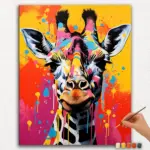Colorful Giraffe - Paint By Numbers