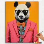 Panda The Boss - Paint by Numbers