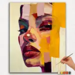 Paint-By-Numbers-DIamond-Painting-Ver-JPE-98 The Abstract Woman - Paint by Numbers