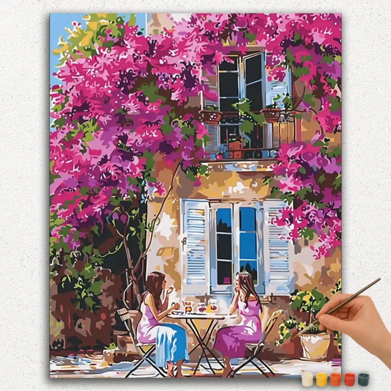 Flowers Over the House