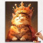 Paint-By-Numbers-DIamond-Painting-Ver-PNV-15 The Cat Queen