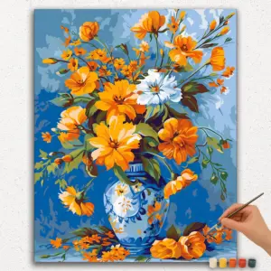 Beautiful Flowers in Vase