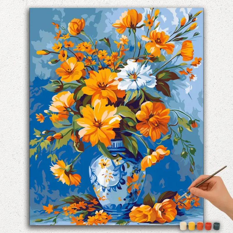 Beautiful Flowers in Vase