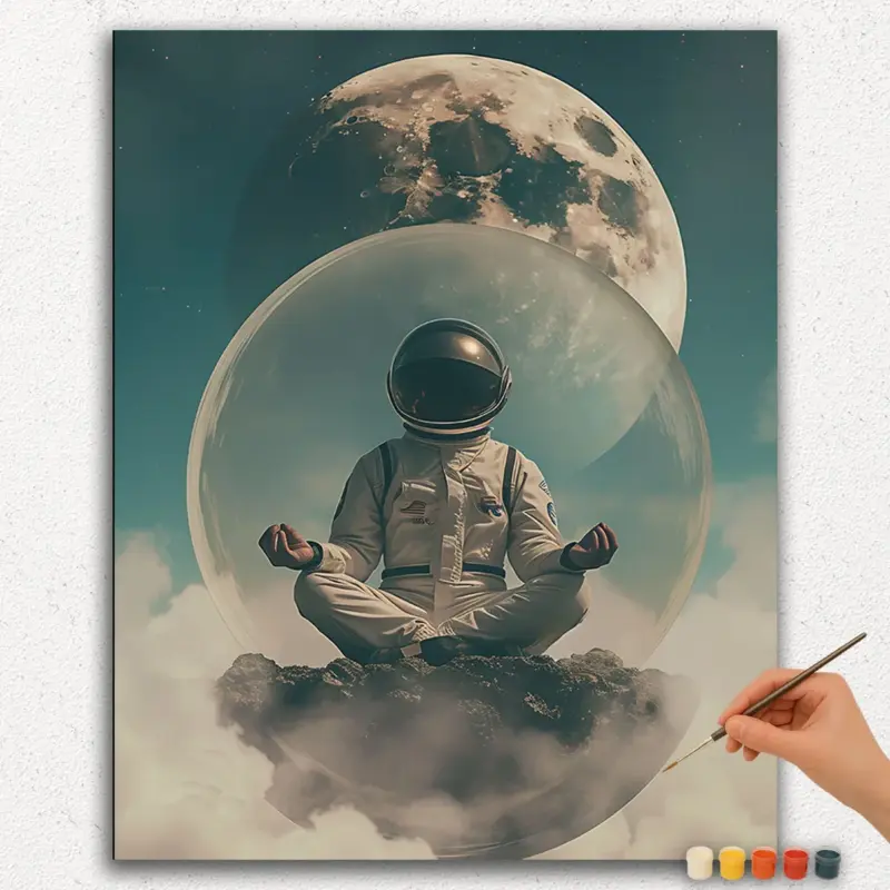 Paint-By-Numbers-DIamond-Painting-Ver-PNV-265 In Space