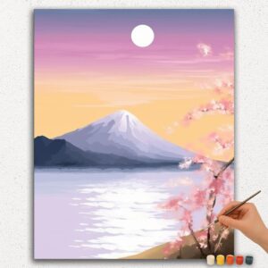 Colorful Sky and Mountain