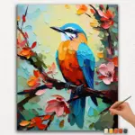 Paint-By-Numbers-DIamond-Painting-Ver-PNV-300 Sparrow