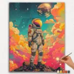 Paint-By-Numbers-DIamond-Painting-Ver-PNV-345 Astronaut