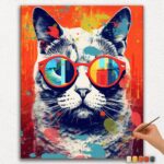 Cat Pop Art