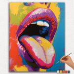 Paint-By-Numbers-DIamond-Painting-Ver-jpgg-101 Colorful Tongue