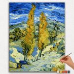 Paint-By-Numbers-DIamond-Painting-Ver-jpgg-27 Trees in Winter - Paint by Numbers