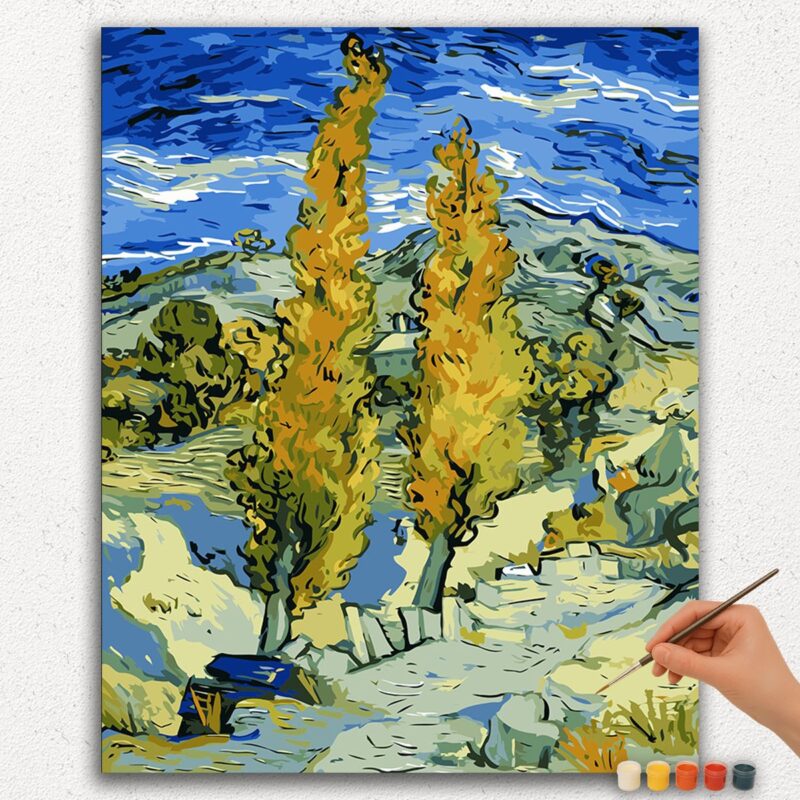 Paint-By-Numbers-DIamond-Painting-Ver-jpgg-27 Trees in Winter - Paint by Numbers