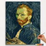 Paint-By-Numbers-DIamond-Painting-Ver-jpgg-28 Self Portrait - Van Gogh Paint by Numbers