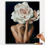 Paint-By-Numbers-DIamond-Painting-Ver-jpgg-3 The Flowers and Woman - Paint by numbers