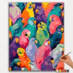 Paint-By-Numbers-DIamond-Painting-Ver-jpgg-301 Colorful Parrots