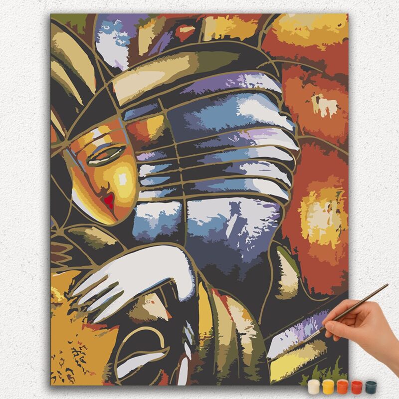 Abstract Portrait - Paint by Numbers