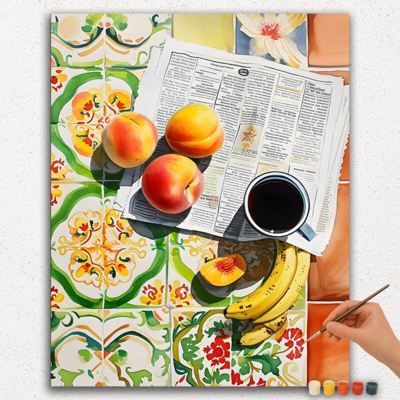 Fruits on a Paper