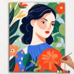 Paint-By-Numbers-DIamond-Painting-Ver-jpgg-342 Abstract Woman in Garden