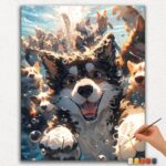 Paint-By-Numbers-DIamond-Painting-Ver-jpgg-4 I am Happy Dog - Paint by Numbers