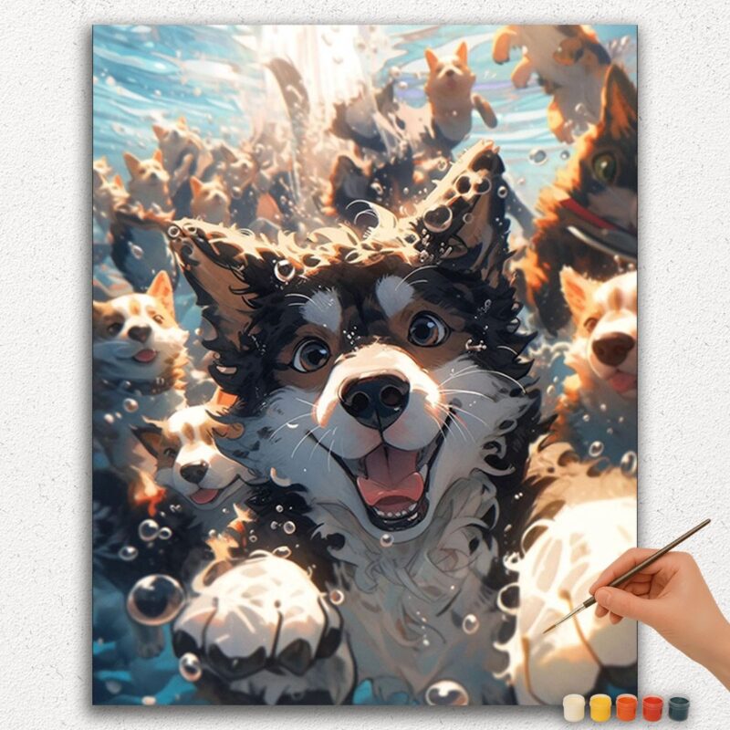 Paint-By-Numbers-DIamond-Painting-Ver-jpgg-4 I am Happy Dog - Paint by Numbers