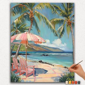 Diamond Paintings and Paint by Numbers 14 Beach View