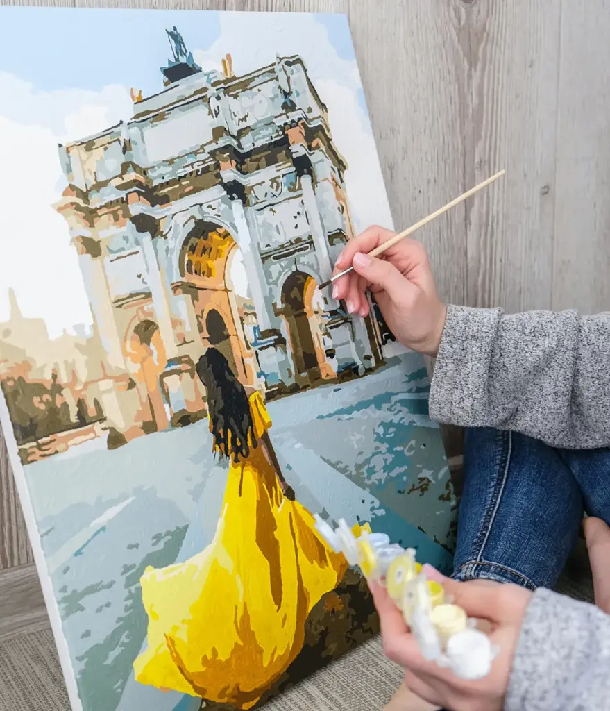 Paint by Numbers Middle Banner DIY paintings - Paint by numbers - Diamond Painting