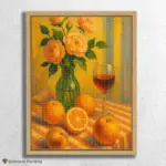 Peach_Roses_and_Warm_Fruits_Still_Life_float-diamond-painting-paintingscart Peach_Roses_and_Warm_Fruits_Still_Life