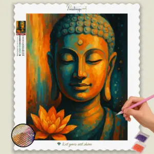 Serene_Buddha_with_Water_Lily_pin